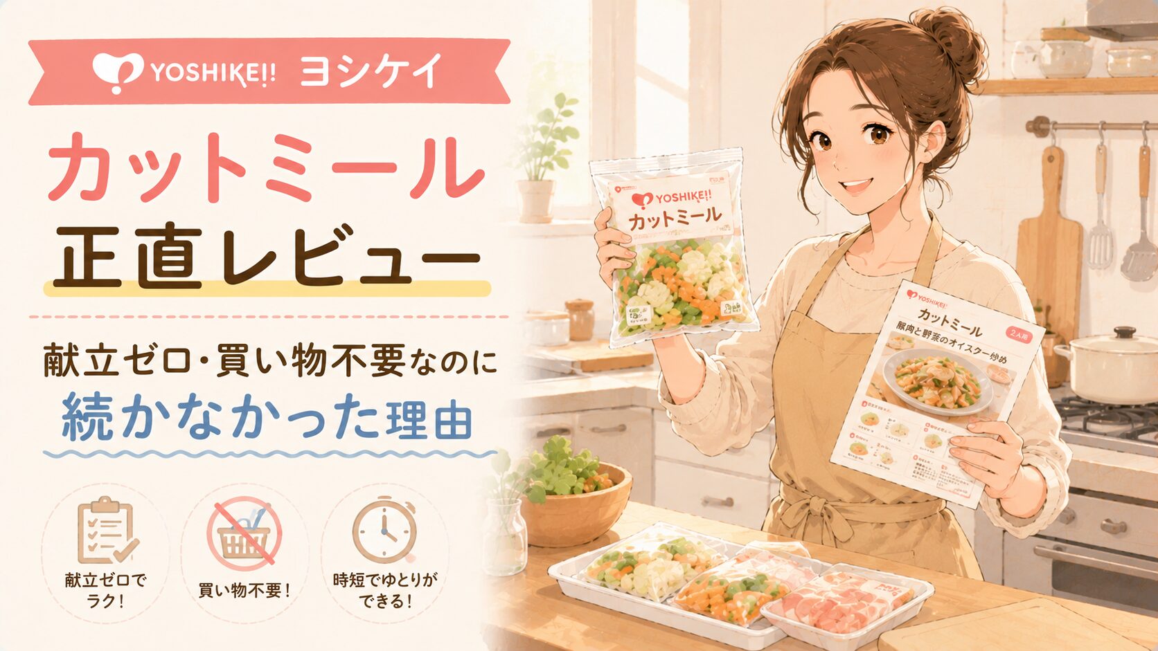 ヨシケイ正直レビュー　アイキャッチ画像